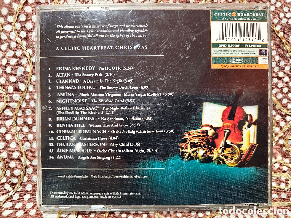 CDs de m&uacute;sica: A Celtic Heartbeat Christmas - CD original - Foto 3