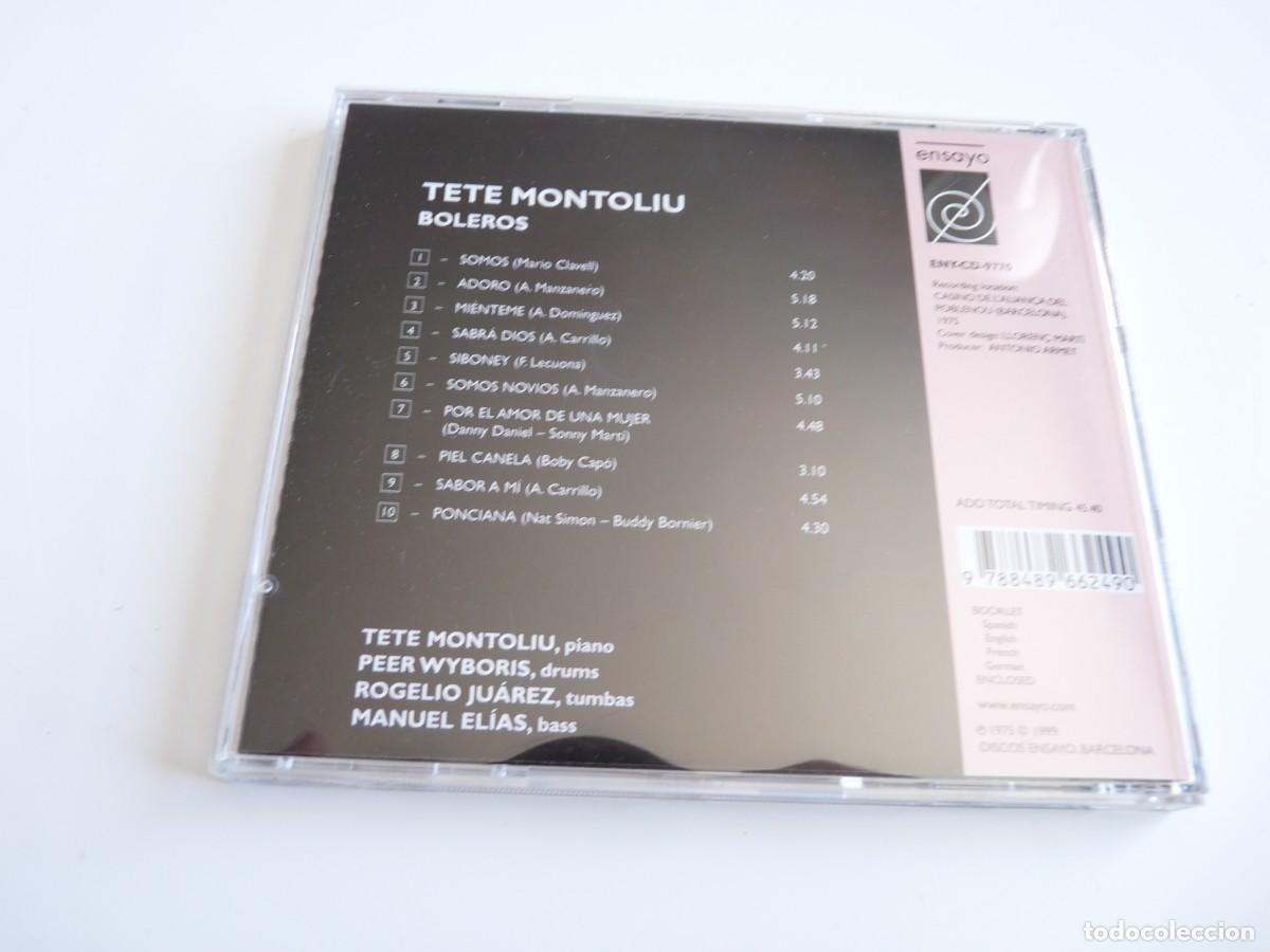 CDs de m&uacute;sica: CD Temas boleros Tete Montoliu - Foto 2