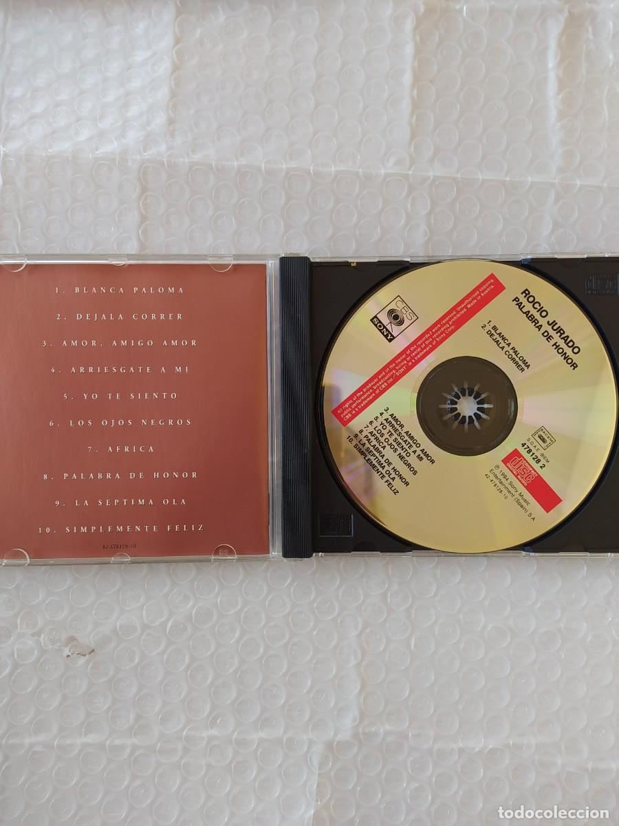 CDs de m&uacute;sica: roc&iacute;o jurado palabra de honor cd - Foto 2