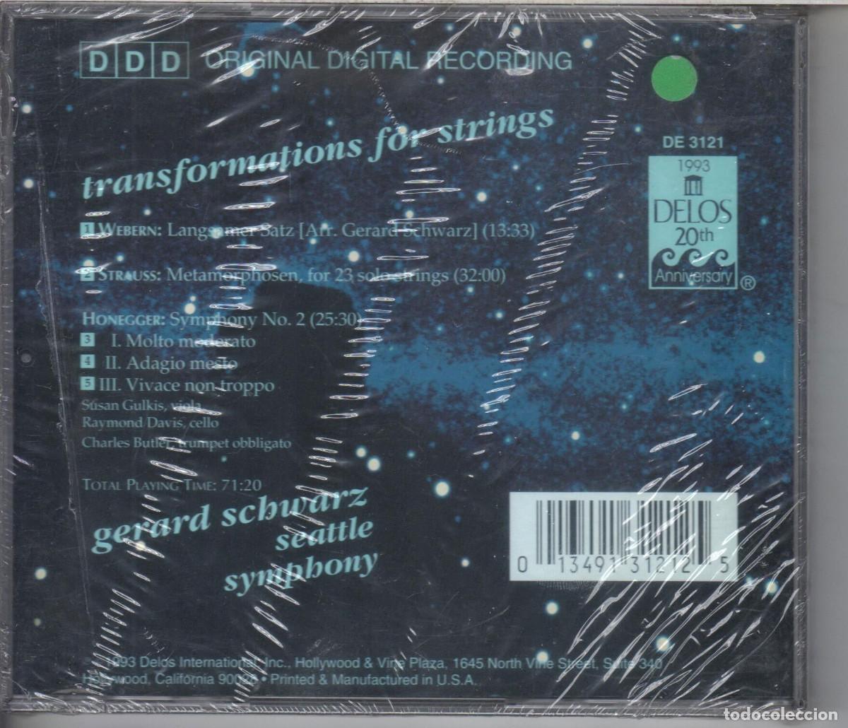 CDs de m&uacute;sica: Transformations for orchestra. Webern, Strauss, Honegger Nuevo precintado - Foto 2