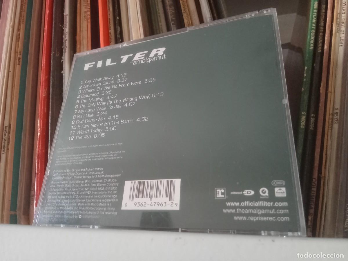 CDs de m&uacute;sica: Filter &lrm;&ndash; The Amalgamut - cd Europe 2002 - Foto 2