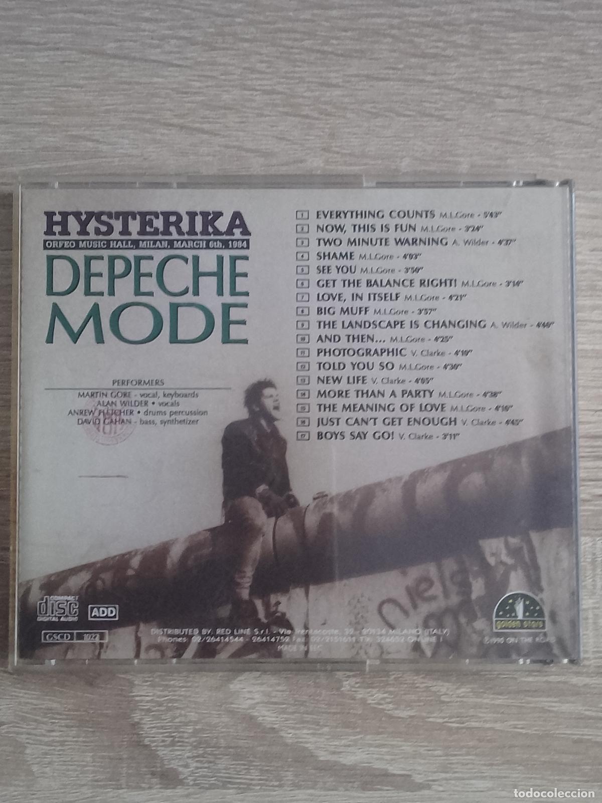 CDs de m&uacute;sica: Depeche Mode &ndash; Hysterika - LEER - Foto 2
