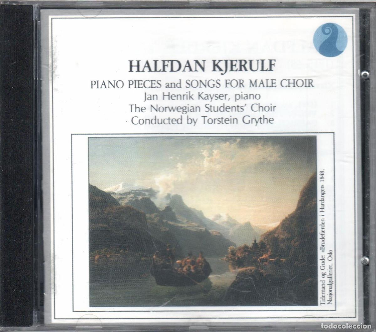CD di Musica: Halfdan Kjerulf: Obras para piano y canciones para coro masculino Nuevo precintado