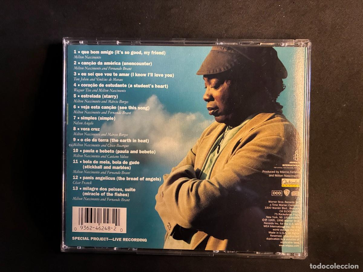 CDs de m&uacute;sica: Milton Nascimento &lrm;&ndash; Amigo - CD - Warner - Foto 2