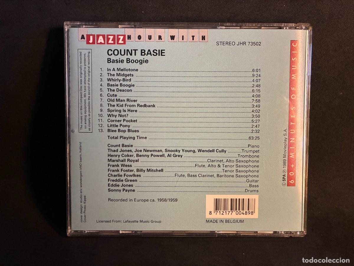 CDs de m&uacute;sica: Count Basie &lrm;&ndash; Basie Boogie - CD - Jazz Hour - Foto 2