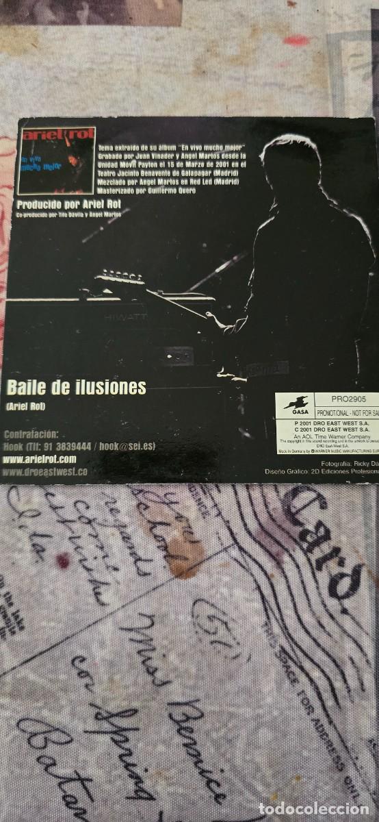 CDs de m&uacute;sica: ARIEL ROT. BAILE DE ILUSIONES 2001. CD SINGLE - Foto 2
