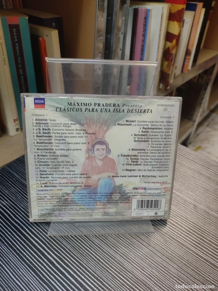 CDs de m&uacute;sica: Maximo Pradera &ndash; Maximo Pradera Presenta: Cl&aacute;sicos Para Una Isla Desierta - Foto 2