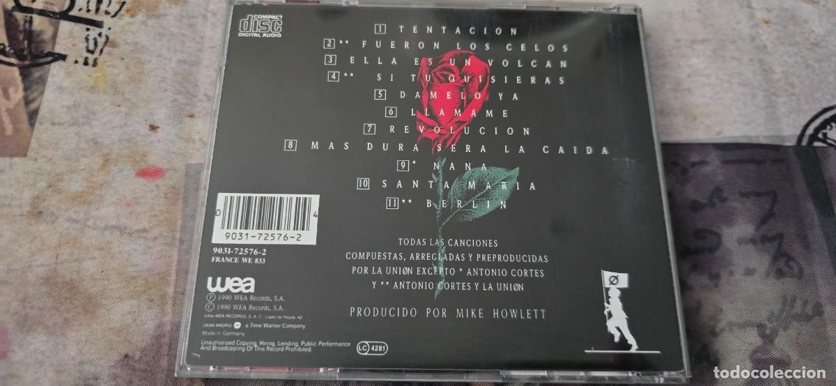 CDs de m&uacute;sica: LA UNION. TENTACION. 1990. CD - Foto 2