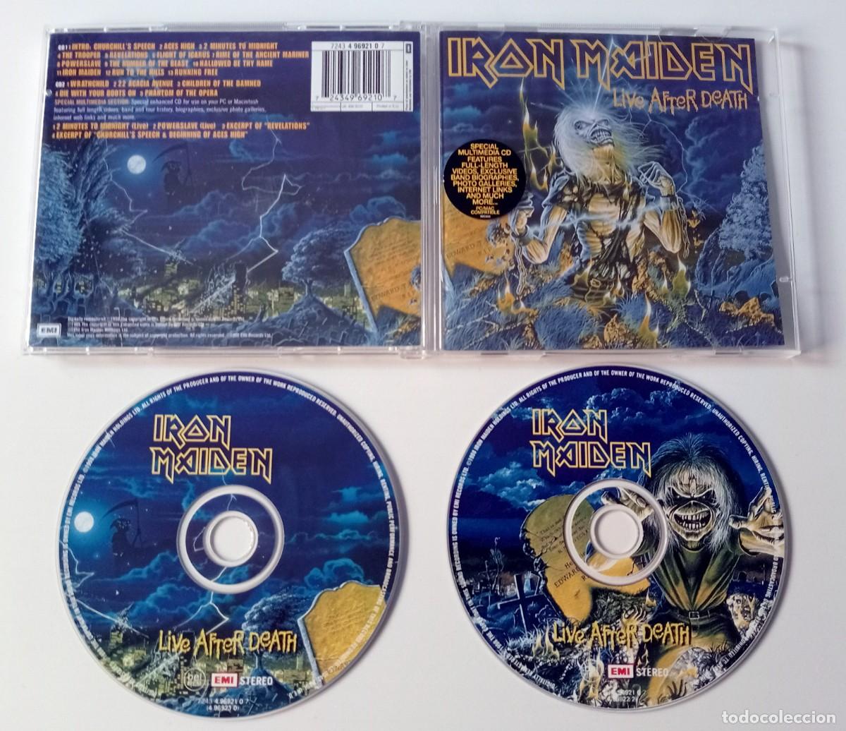 CDs de m&uacute;sica: CD IRON MAIDEN - LIVE AFTER DEATH - Foto 2
