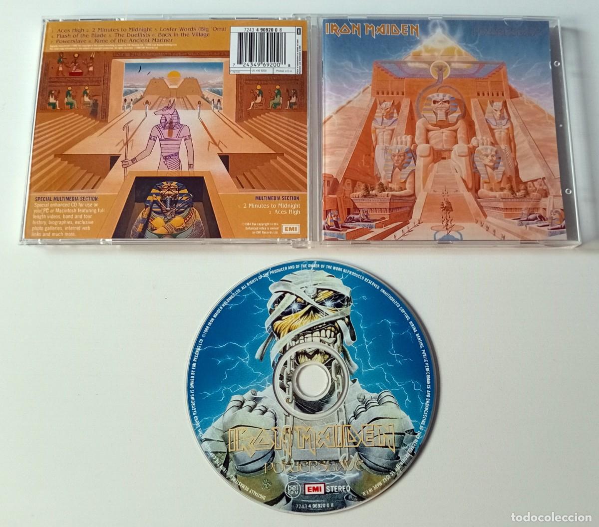 CDs de m&uacute;sica: CD IRON MAIDEN - POWERSLAVE - Foto 2