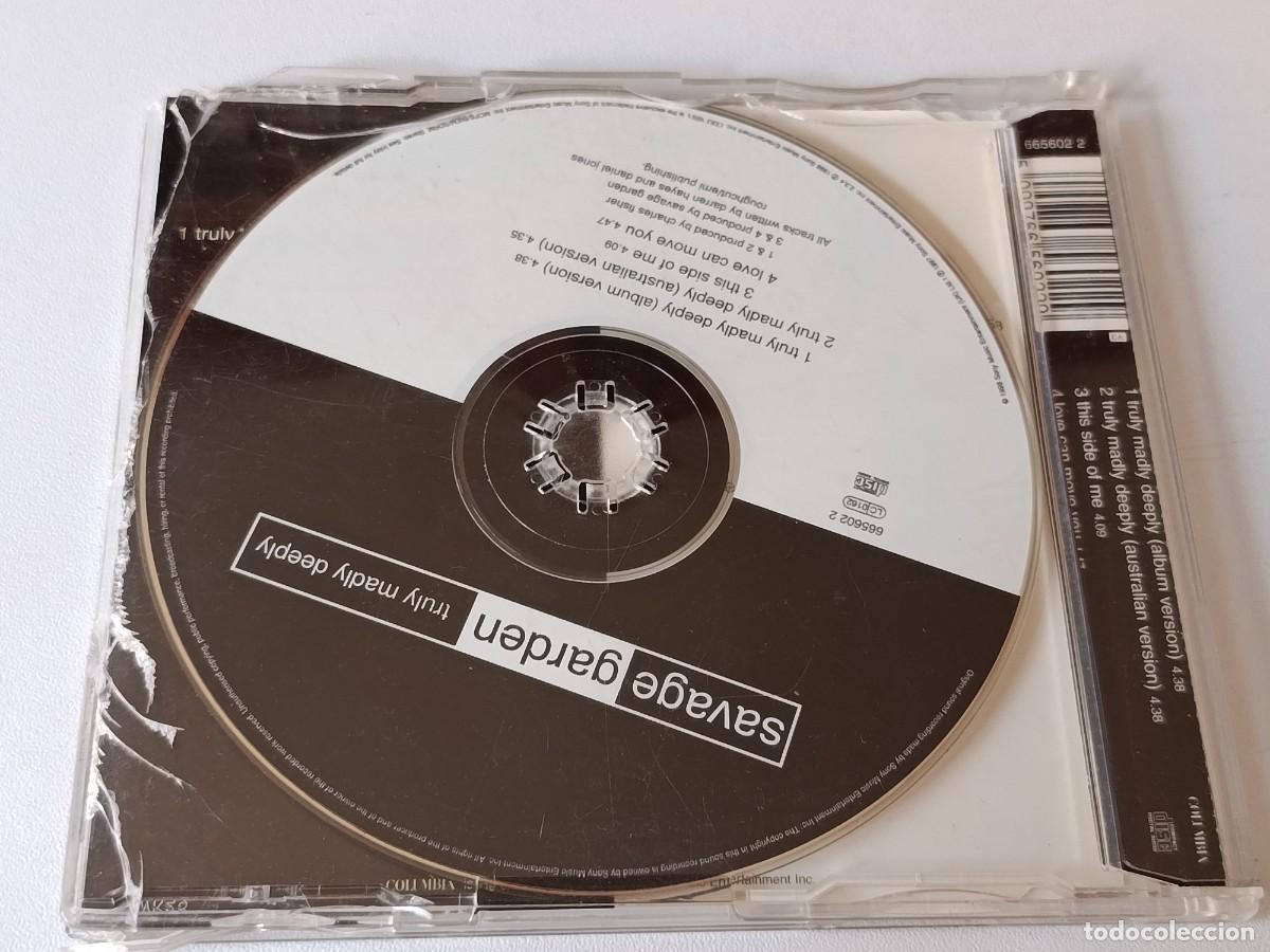 CDs de m&uacute;sica: CD SAVAGE GARDEN TRULY MALDY DEEPLY - Foto 2