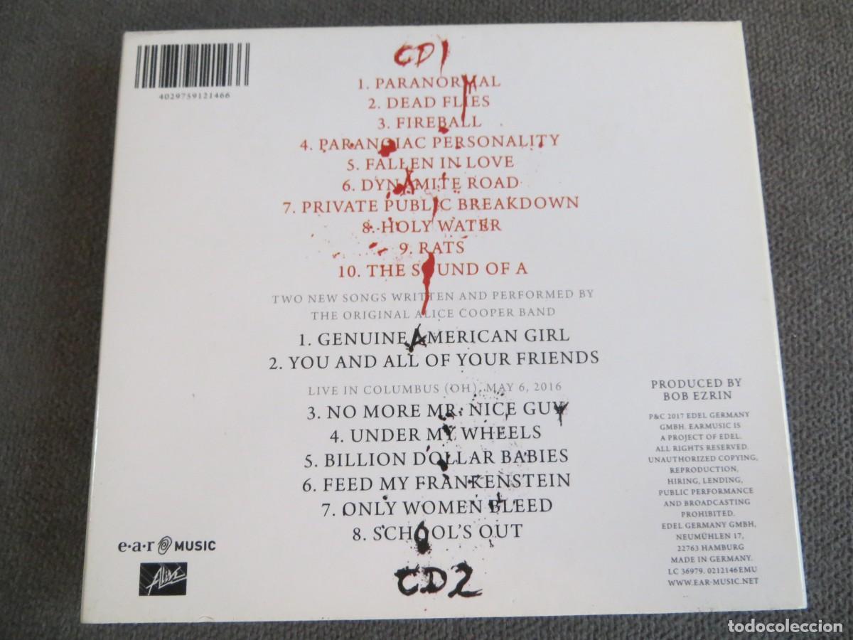 CDs de m&uacute;sica: Alice Cooper - Paranormal ( 2 CDS DIGIPACK) - Foto 4