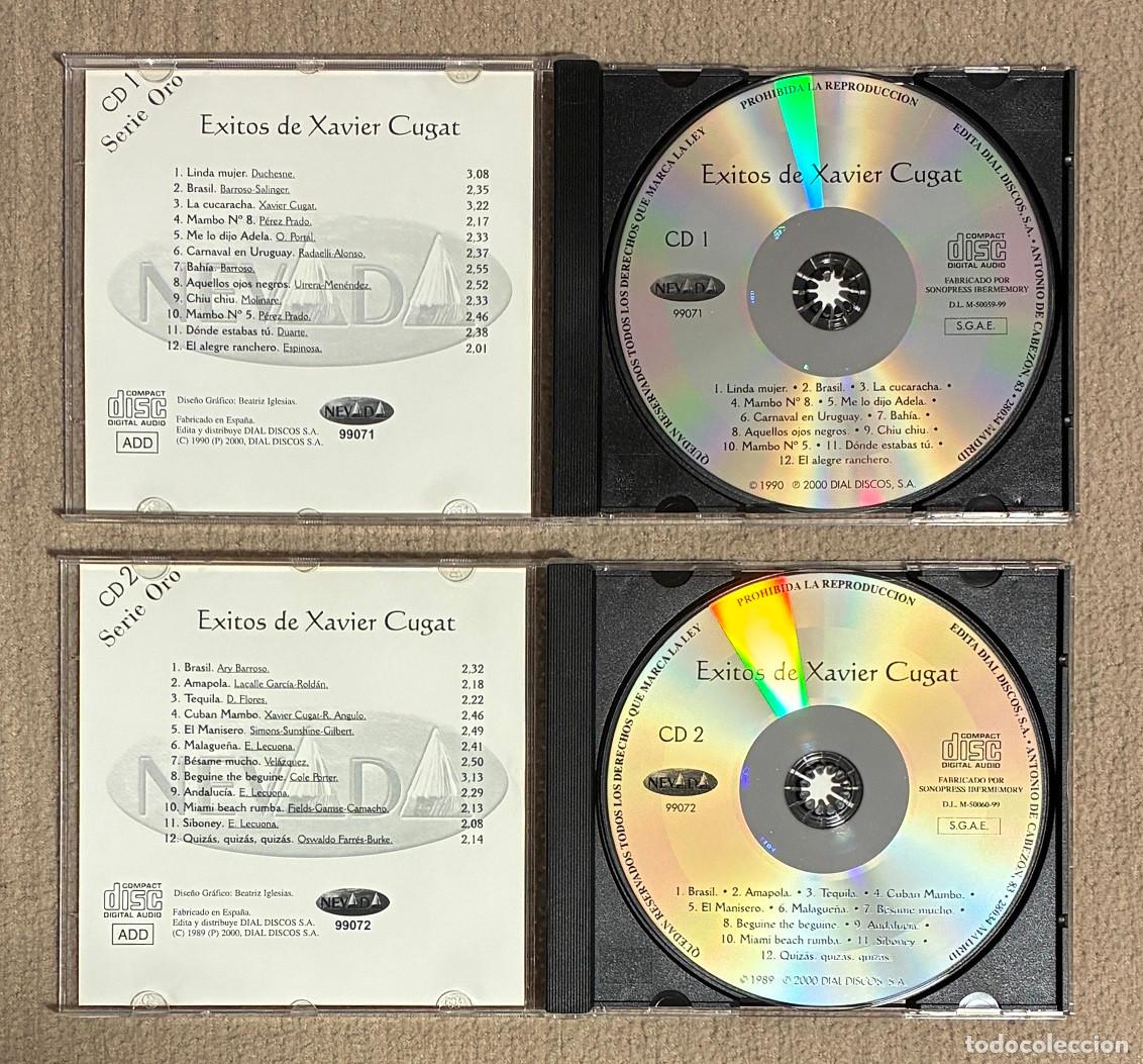 CDs de m&uacute;sica: 2 Cd&acute;s. Exitos de Xavier Cugat (0908CD) - Foto 3