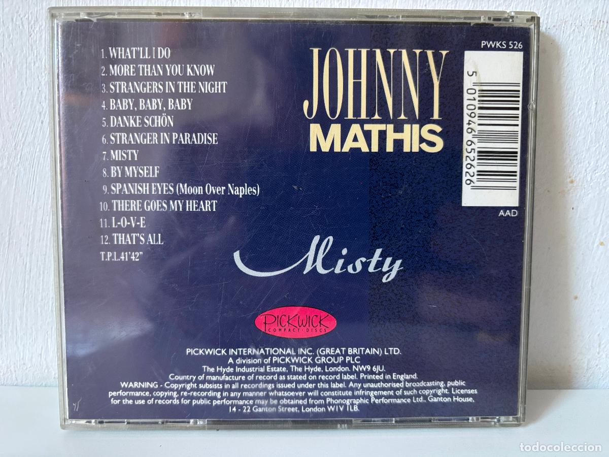 CDs de m&uacute;sica: Johnny Mathis. Misty. - Foto 2