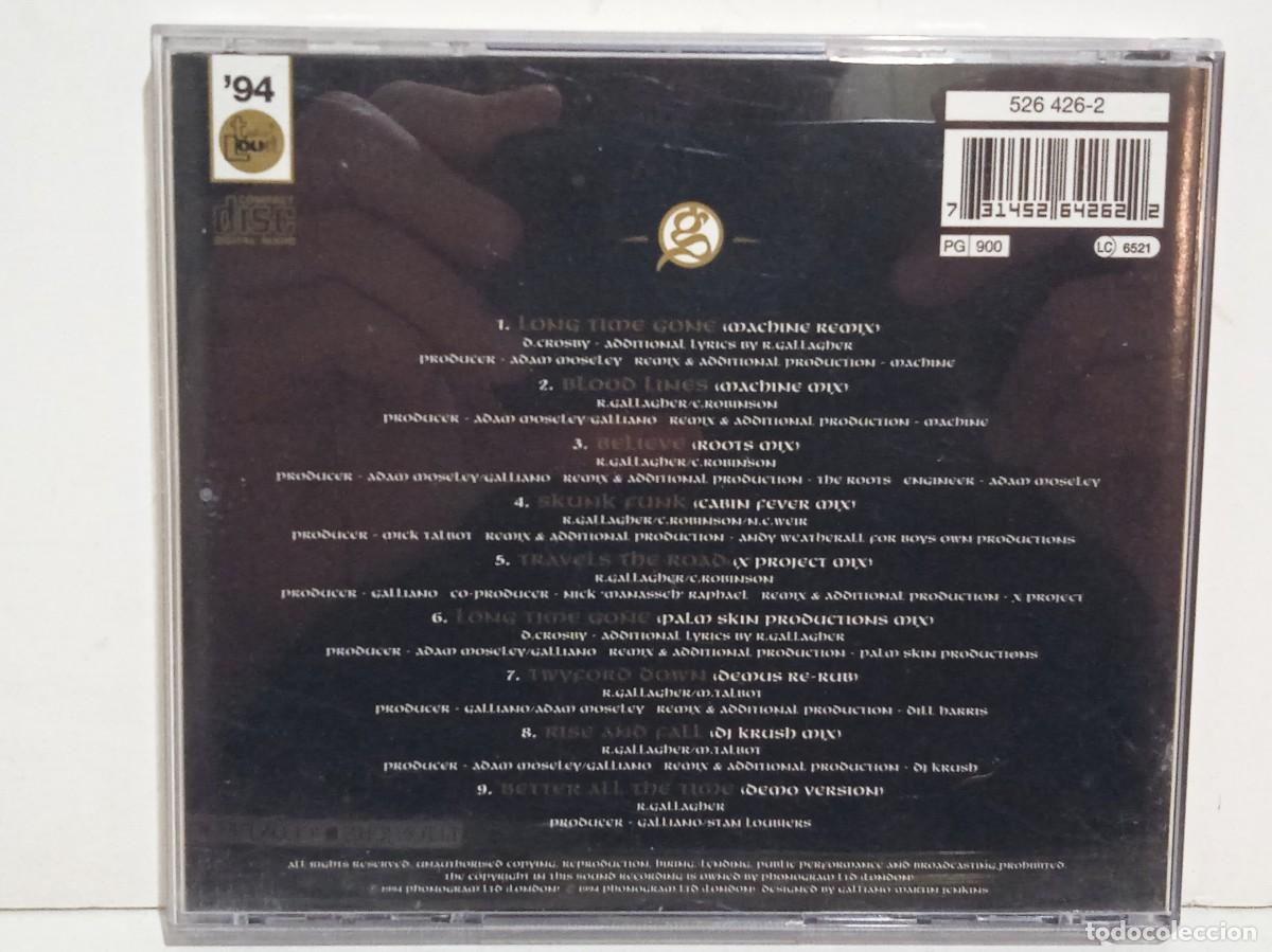 CDs de m&uacute;sica: Galliano - A Thicker Plot (Remixes 93-94) - CD - 1994 - UK - Foto 2
