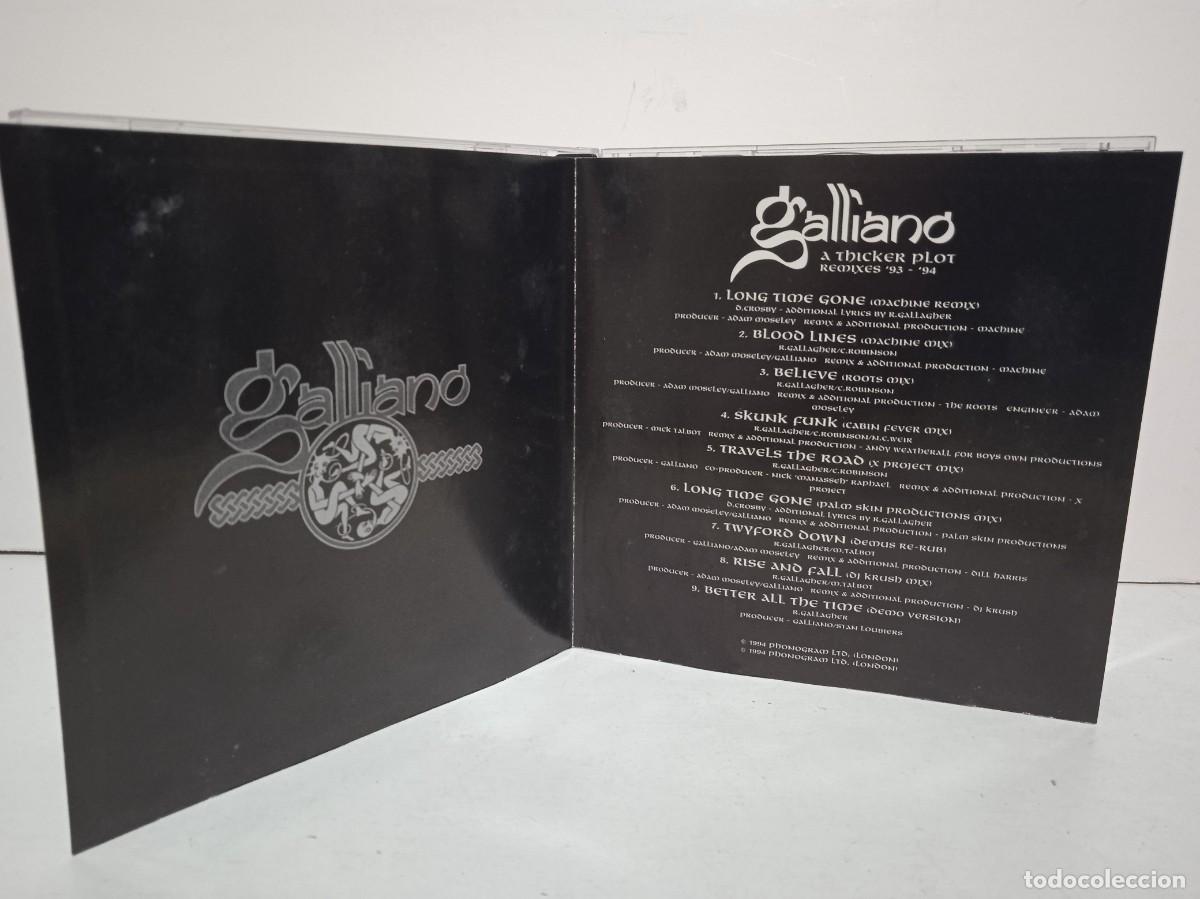 CDs de m&uacute;sica: Galliano - A Thicker Plot (Remixes 93-94) - CD - 1994 - UK - Foto 5