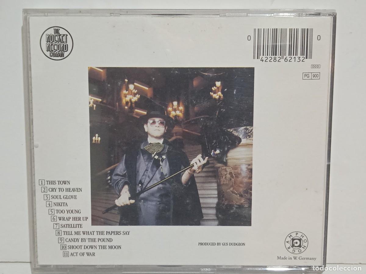 CDs de m&uacute;sica: Elton John - Ice On Fire - CD - West Germany - Foto 2