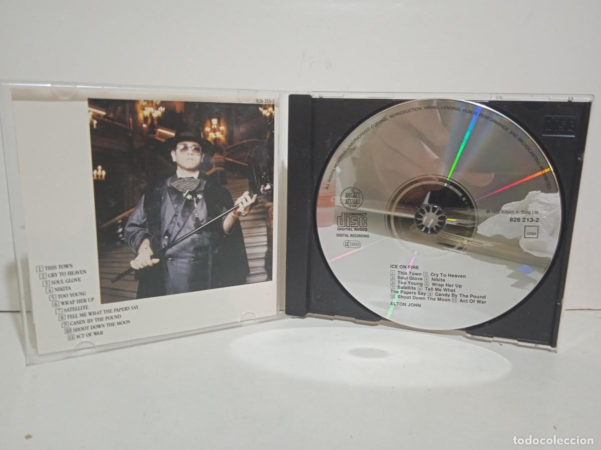 CDs de m&uacute;sica: Elton John - Ice On Fire - CD - West Germany - Foto 3