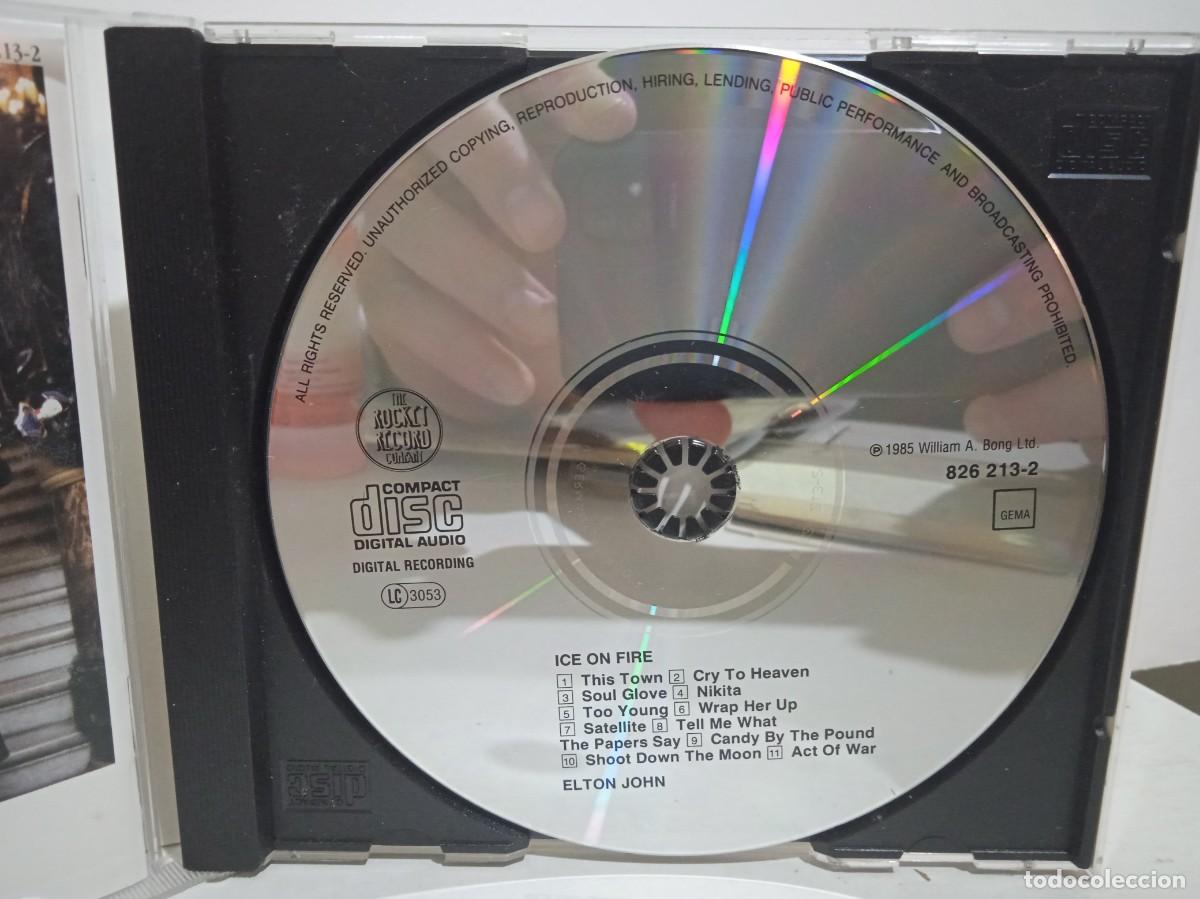 CDs de m&uacute;sica: Elton John - Ice On Fire - CD - West Germany - Foto 4