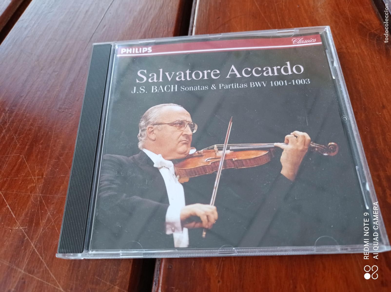 CDs de m&uacute;sica: SALVATORE ACCARDO. J.S. BACH. - Foto 1