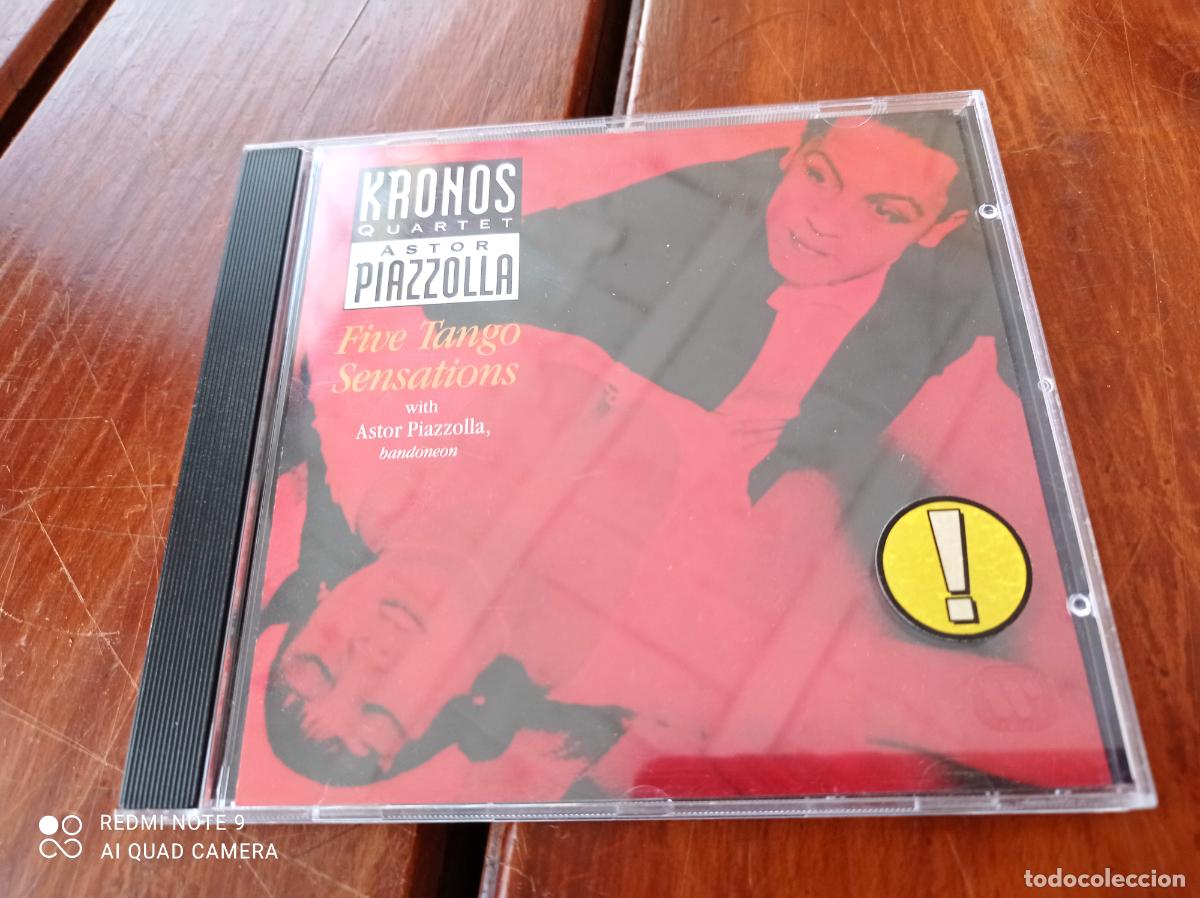 CDs de m&uacute;sica: KRONOS QUARTET. ASTOR PIAZOLLA. FIVE TANGO SENSATIONS. - Foto 1