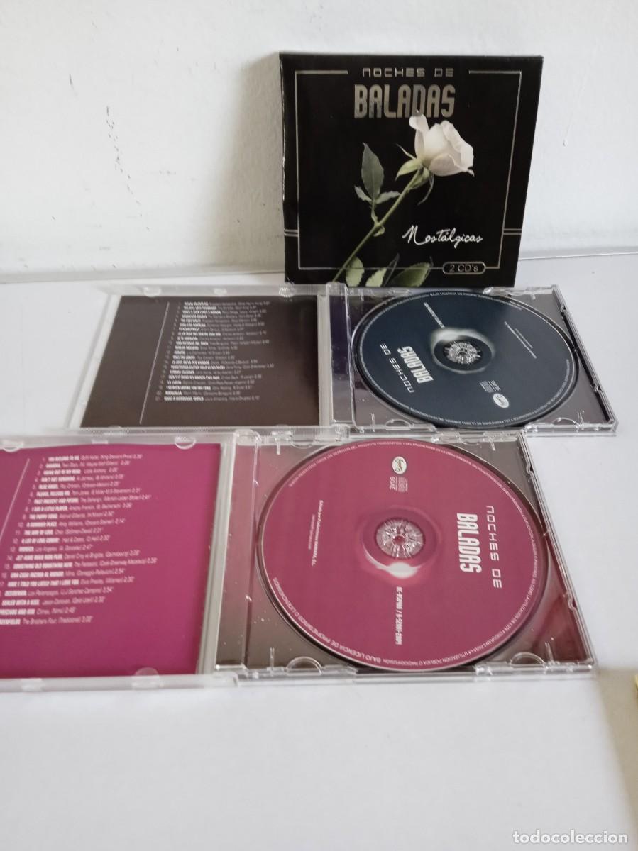 CDs de m&uacute;sica: NOCHES DE BALADAS Nostalgicas 2 Cds - Foto 3