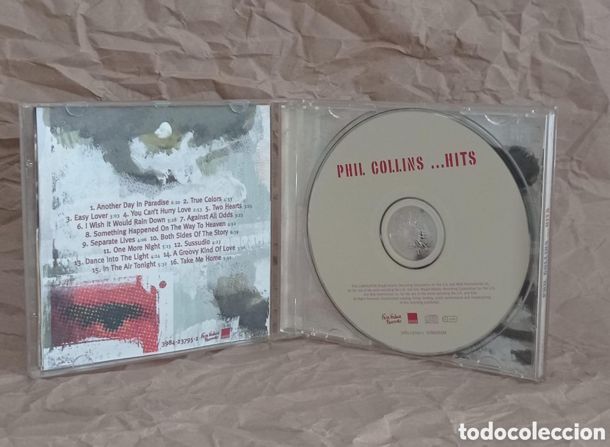 CDs de m&uacute;sica: CD Phil Collins hits - Foto 3
