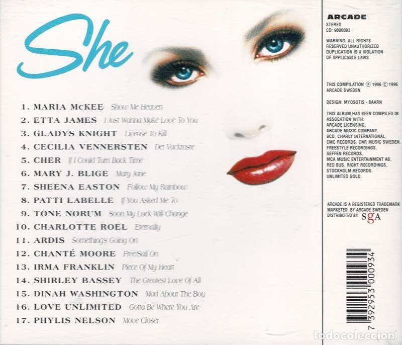 CDs de m&uacute;sica: Varias - She. CD - Foto 2
