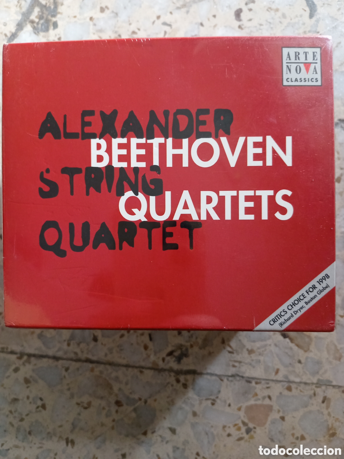 CDs de m&uacute;sica: 9 CD CAJA BEETHOVEN QUARTETS ALEXANDER STRING QUARTET NUEVO PRECINTADO - Foto 2