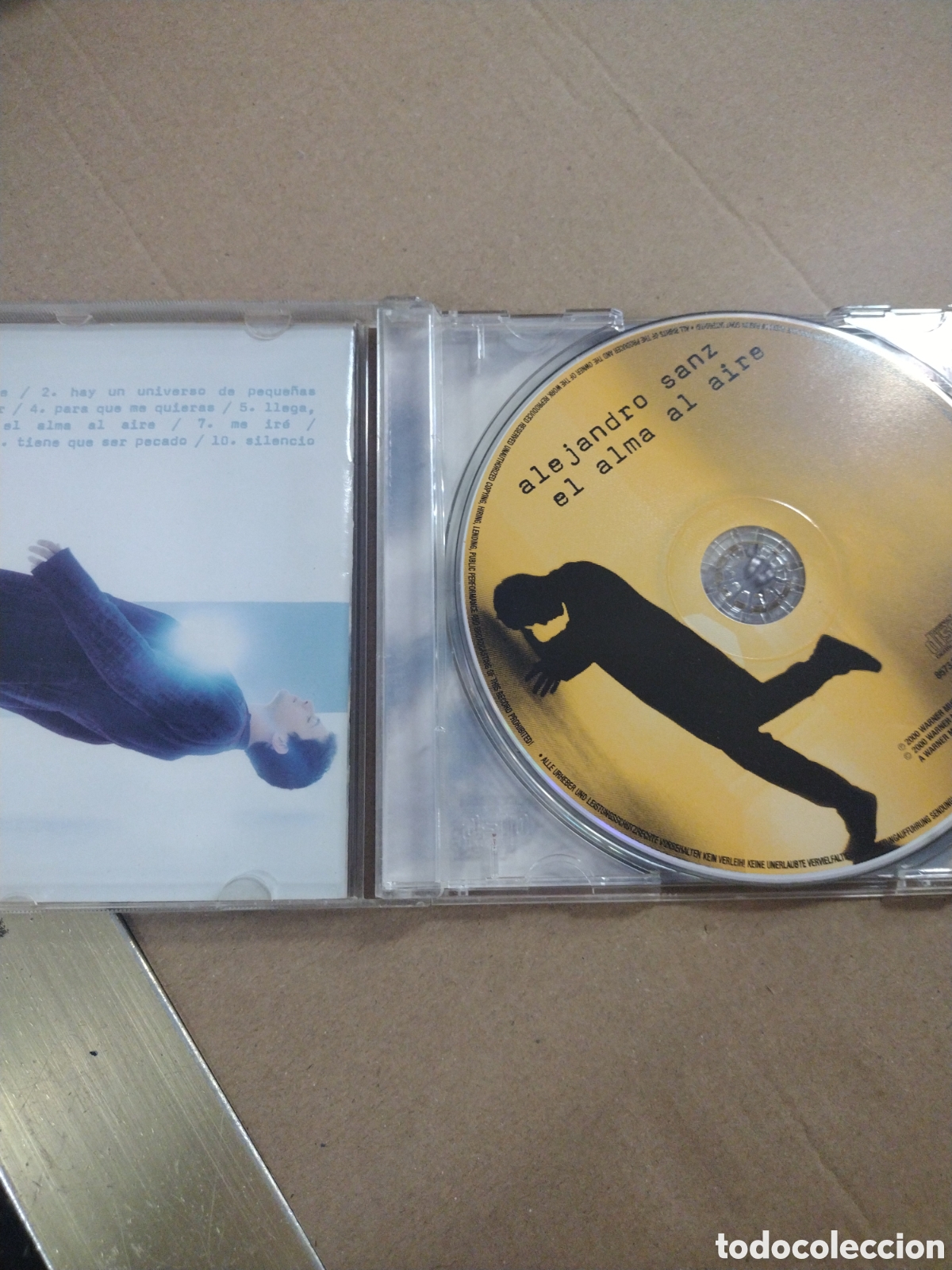 CDs de m&uacute;sica: ALEJANDRO SANZ. EL ALMA AL AIRE. CD - Foto 3