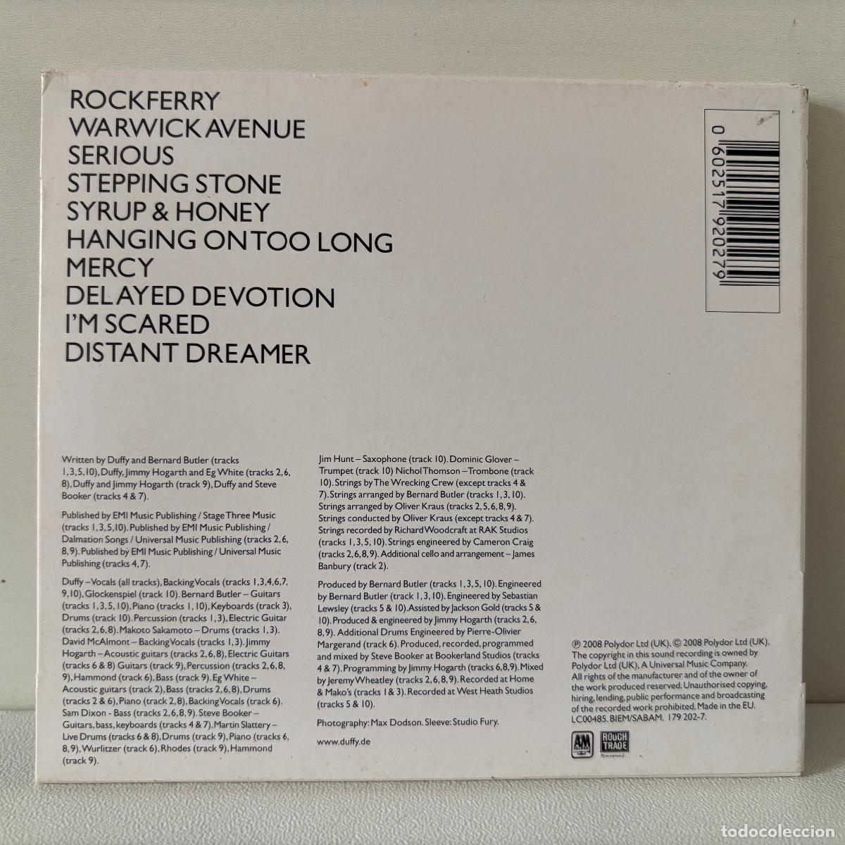 CDs de m&uacute;sica: Duffy. Rockferry. PEDIDO M&Iacute;NIMO 5&euro; - Foto 3