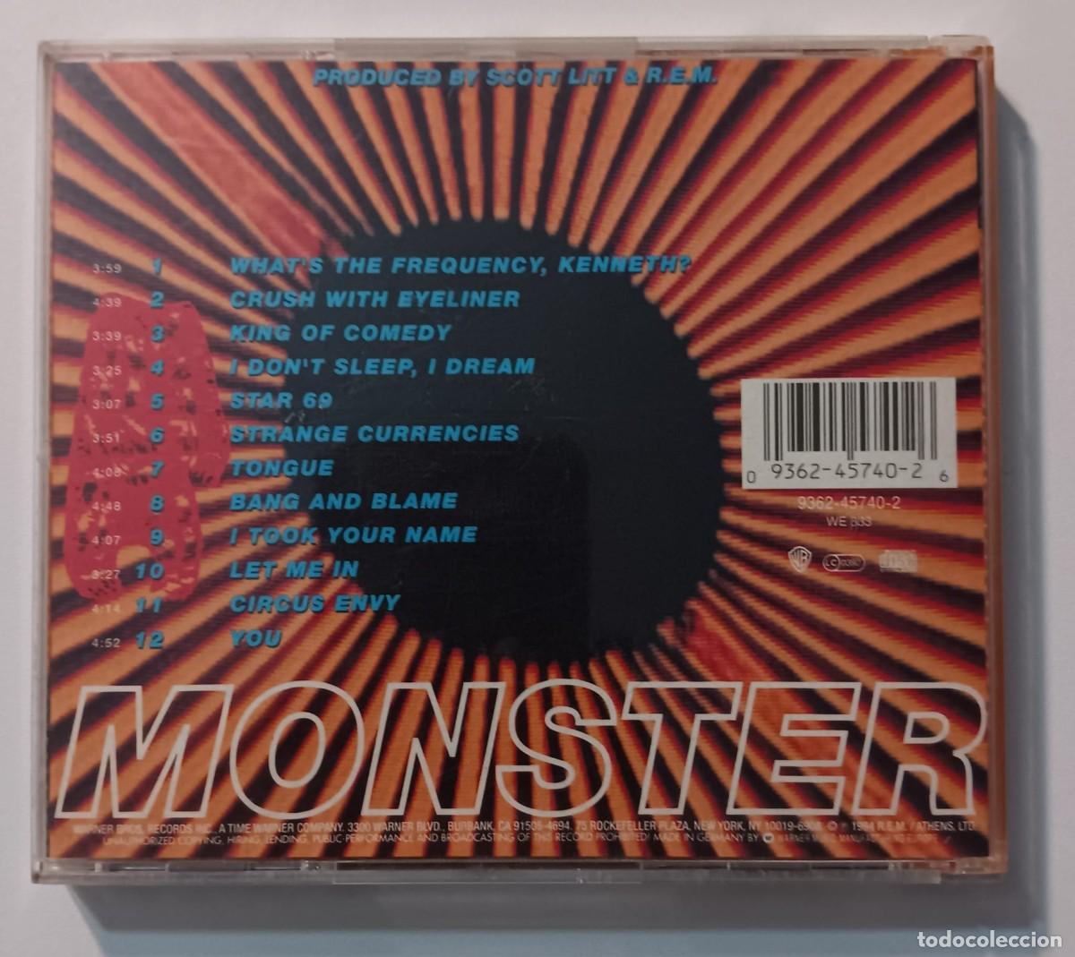 CDs de m&uacute;sica: CD COMPACT DISC REM MONSTER - Foto 3