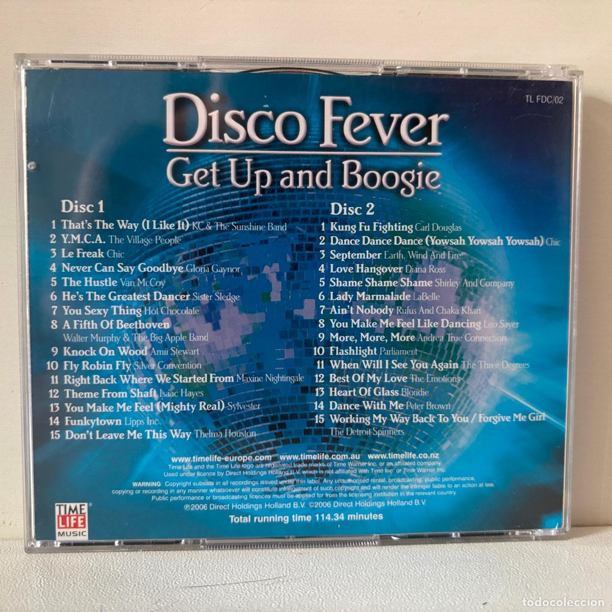 CDs de m&uacute;sica: Disco Fever. Get Up and Boogie - Foto 2