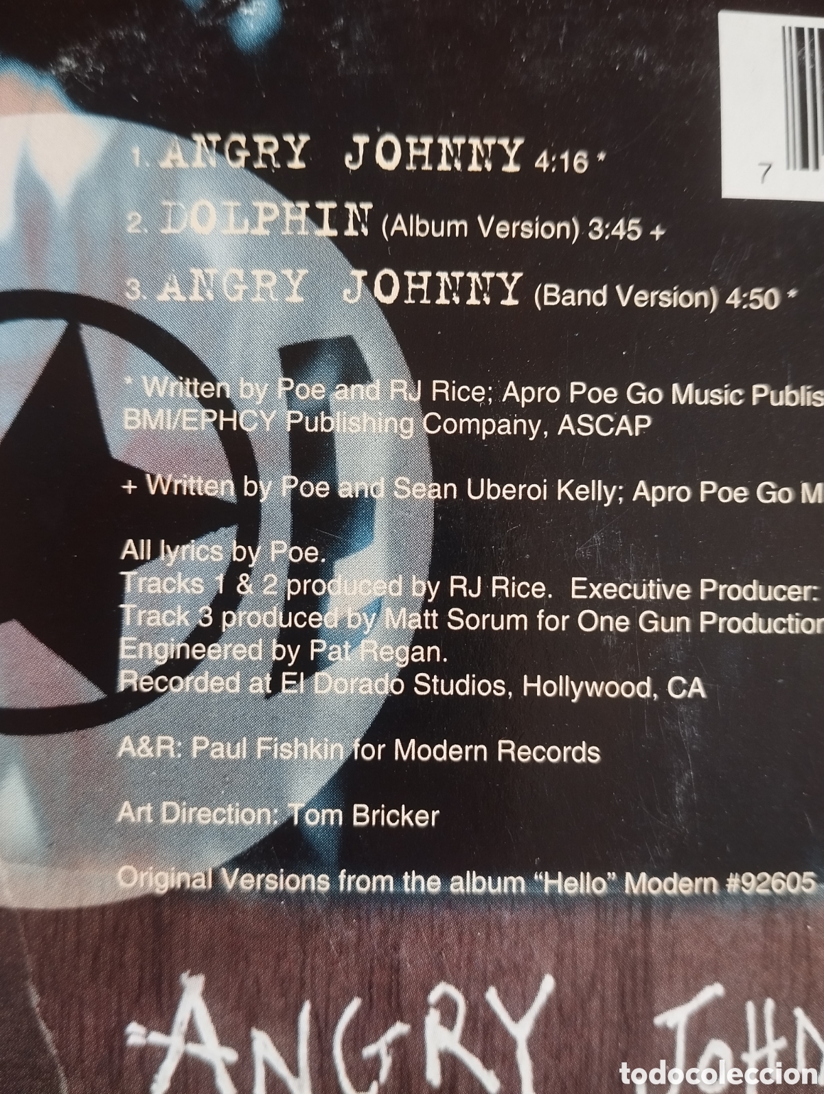 CDs de m&uacute;sica: Poe - Angry Johnny - CD single - Foto 3