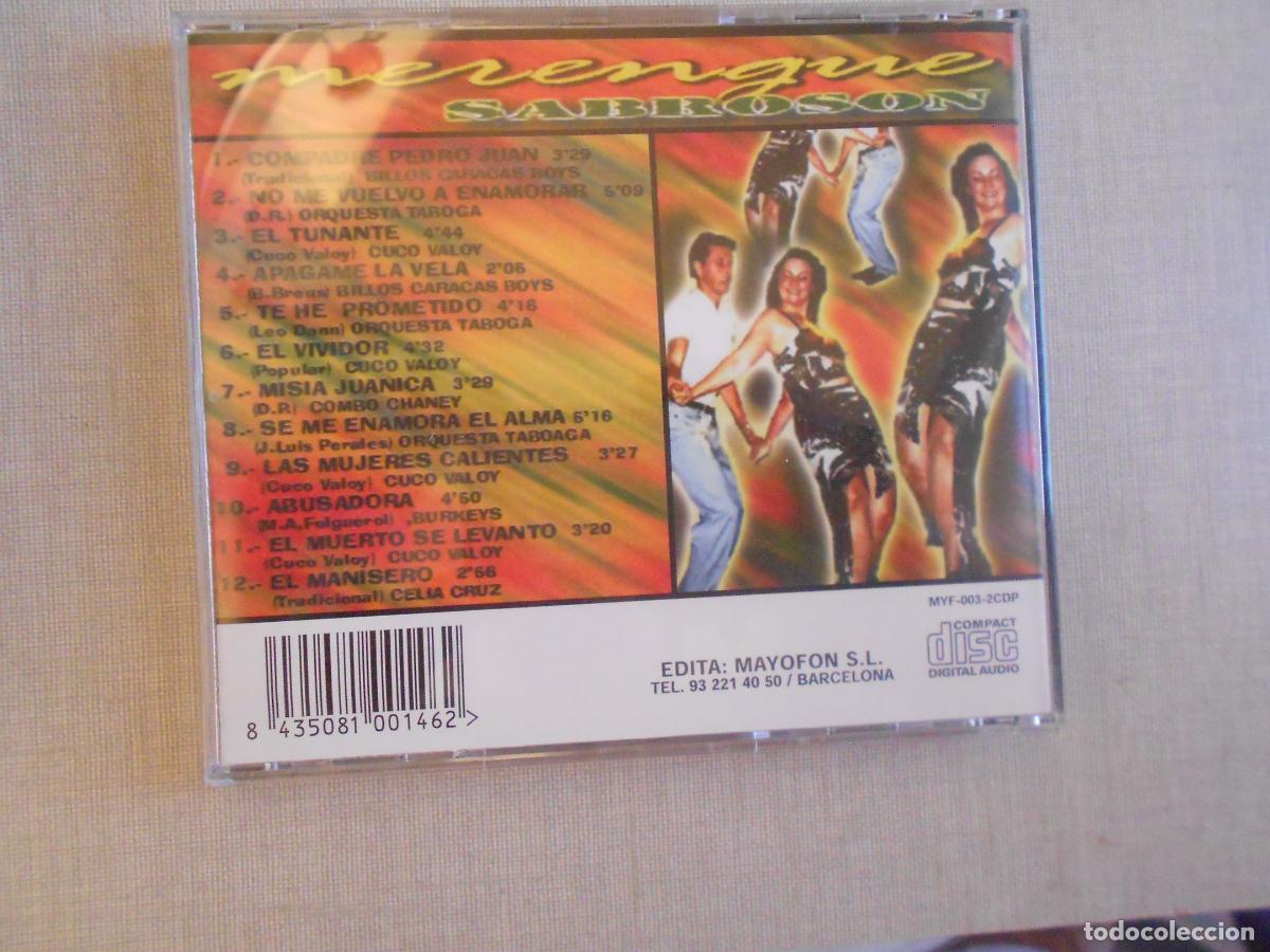 CDs de m&uacute;sica: MERENGUE SABROSON - 2CD,S -2003 - Foto 4