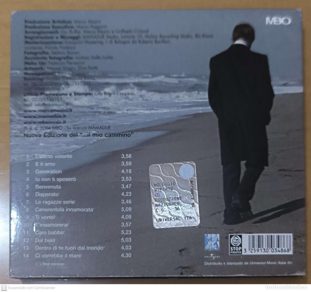 CDs de m&uacute;sica: MARCO MASINI (MASINI) CD 2004 Digipack - Foto 2