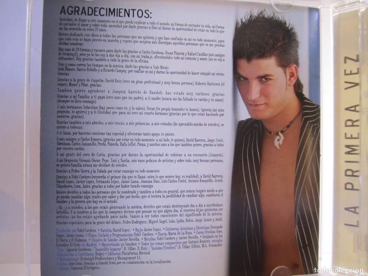 CDs de m&uacute;sica: CD Antonio Romero, la primera vez - Foto 3