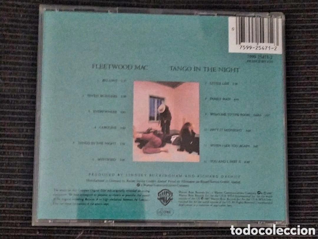 CDs de m&uacute;sica: FLETWWOD MAC. TANGO IN THE NIGHT (1987) - Foto 2