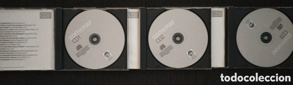 CDs de m&uacute;sica: EDITH PIAF. LA VIE EN ROSE. 3 CDS - Foto 3