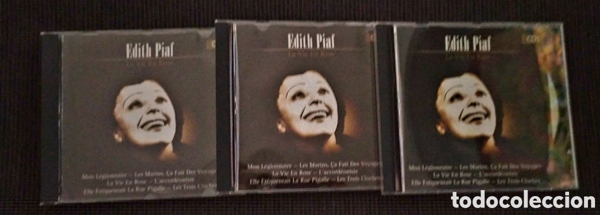 CDs de m&uacute;sica: EDITH PIAF. LA VIE EN ROSE. 3 CDS - Foto 4
