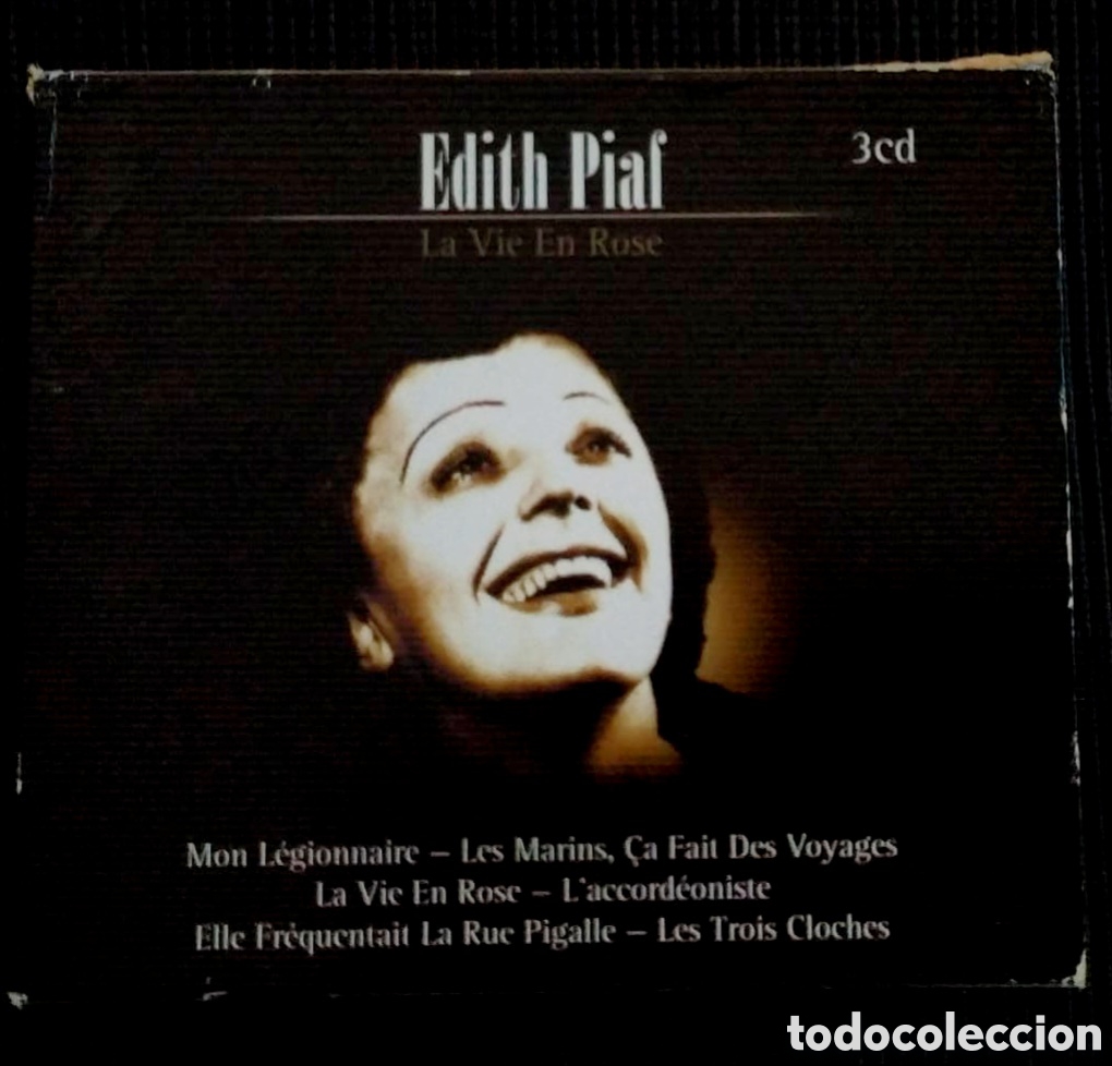 CDs de m&uacute;sica: EDITH PIAF. LA VIE EN ROSE. 3 CDS - Foto 1
