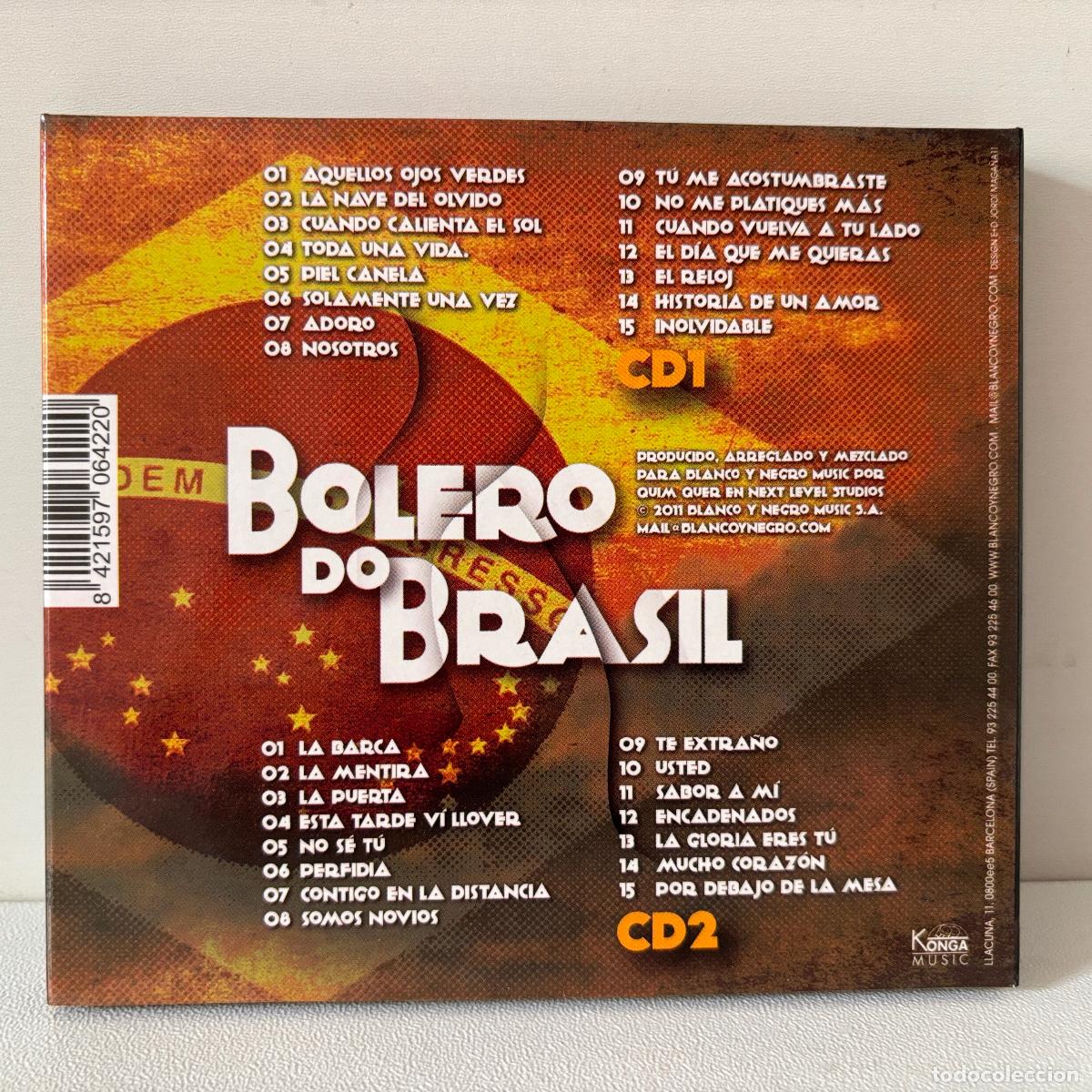 CDs de m&uacute;sica: Bolero do Brasil. 2 CDs - Foto 2