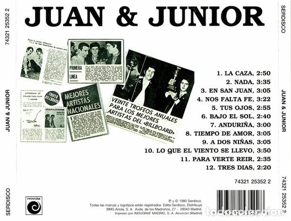 CDs de m&uacute;sica: Juan & Junior &ndash; Juan & Junior - PRECINTADO - Foto 2