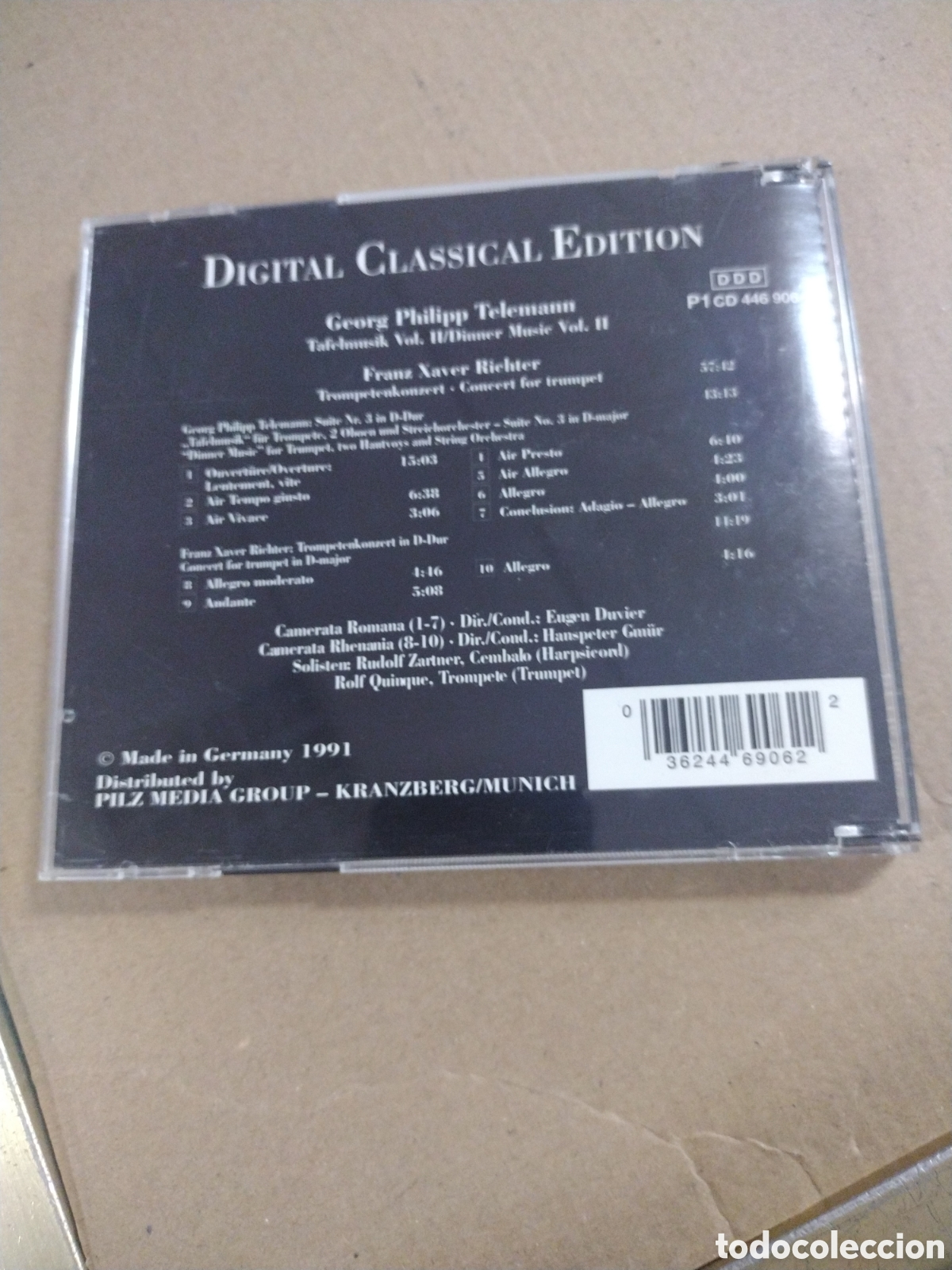 CDs de m&uacute;sica: Georg Philipp Telemann. Digital Classical Edition. CD - Foto 2