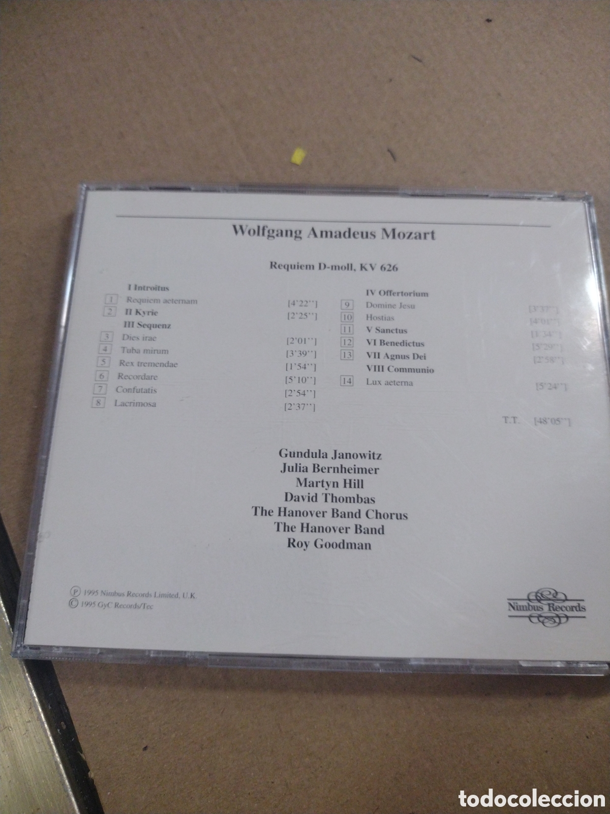 CDs de m&uacute;sica: Mozart. Requiem. DDD. CD - Foto 2