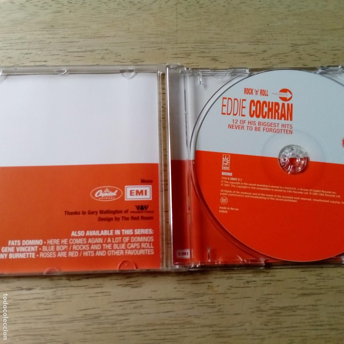 CDs de m&uacute;sica: Eddie Cochran. 2-0n-1. CD - Foto 3