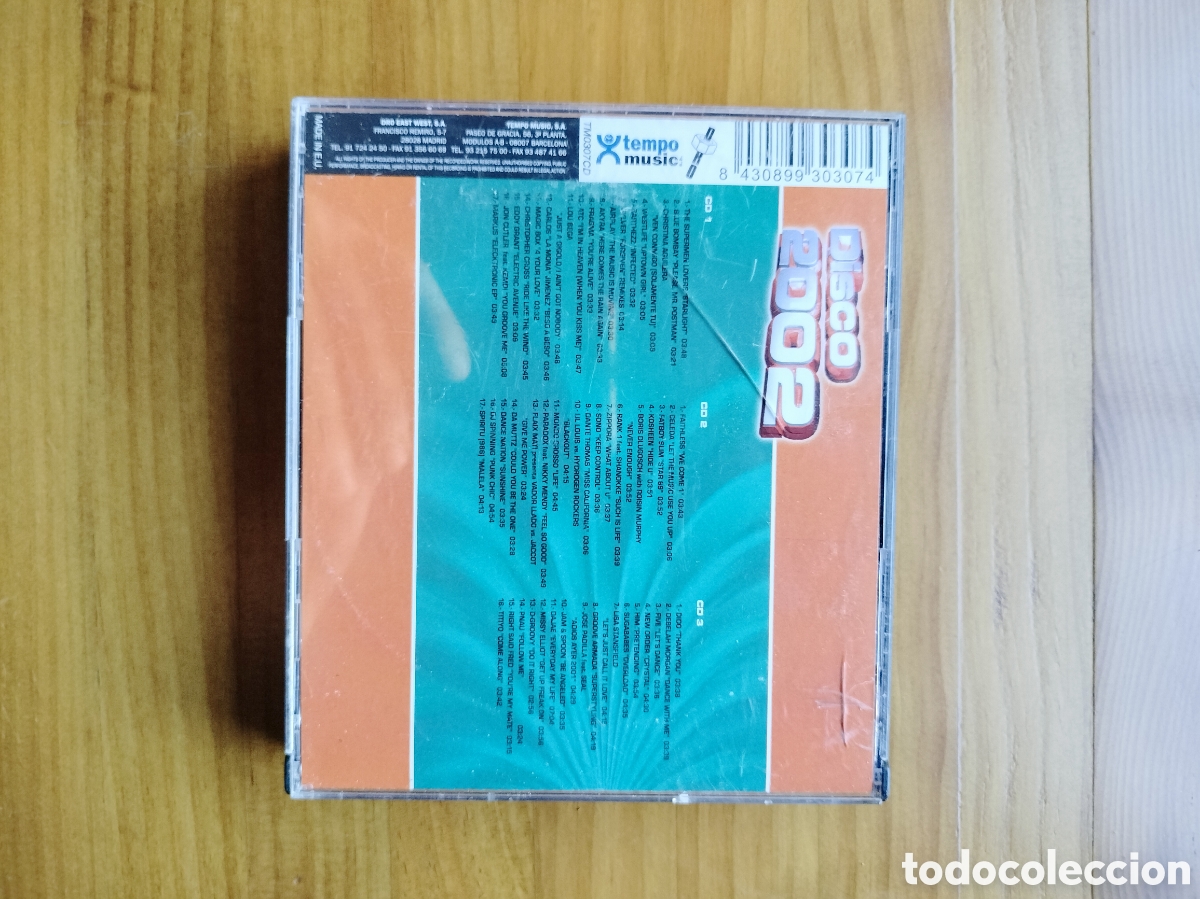 CDs de m&uacute;sica: disco 2002 los mejores &eacute;xitos pop y dance - Foto 2