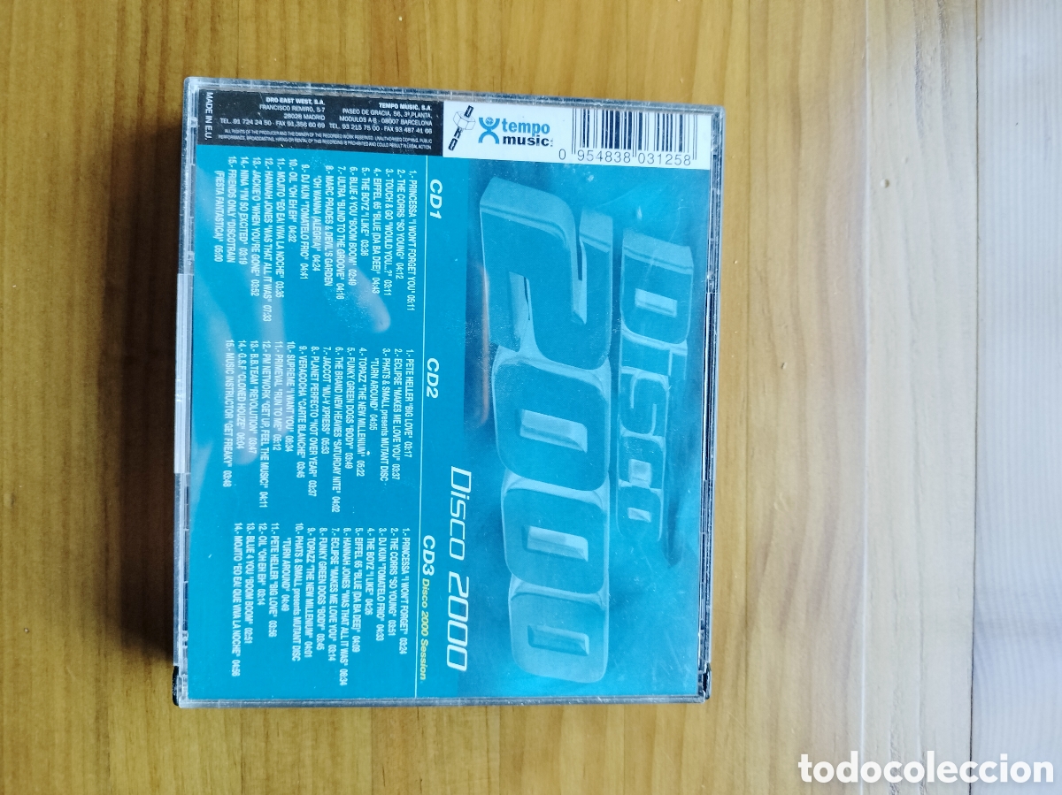 CDs de m&uacute;sica: disco 2000 3 CD los mejores &eacute;xitos - Foto 3