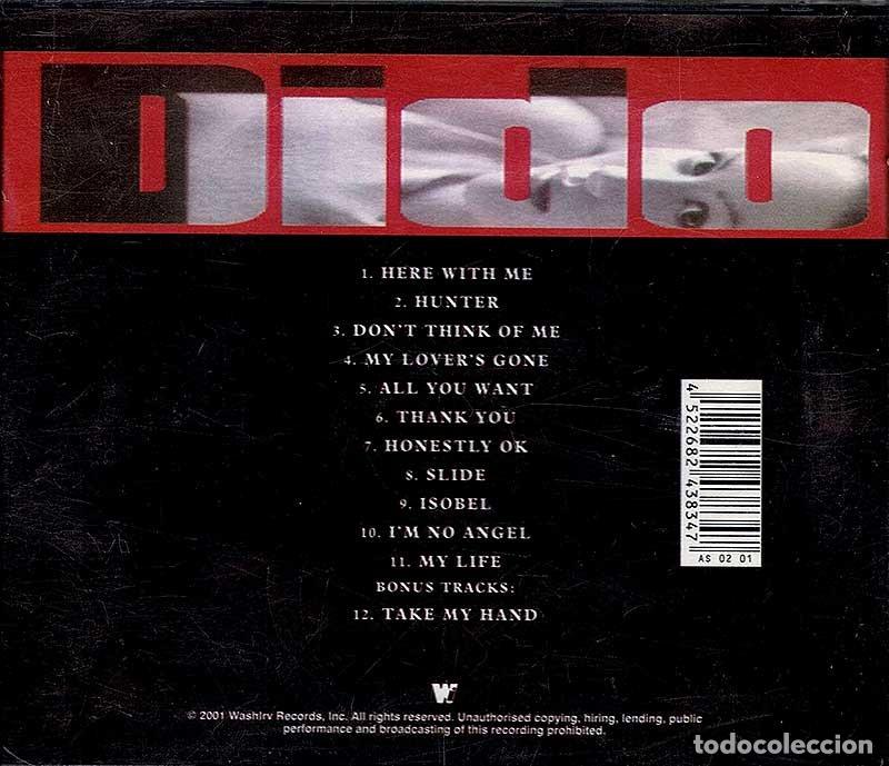 CDs de m&uacute;sica: Dido - No Angel. CD - Foto 2