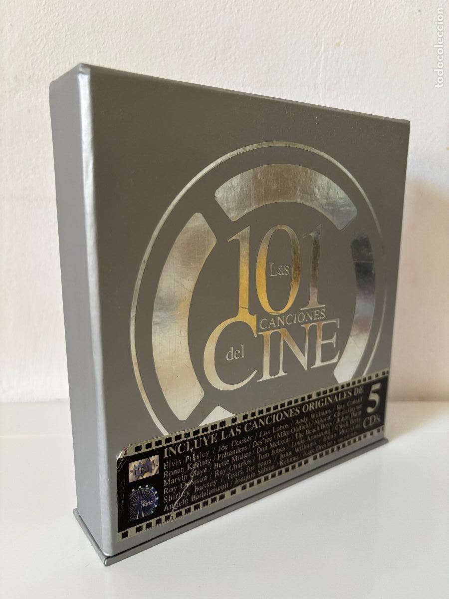 CDs de m&uacute;sica: Las 101 canciones del cine. 5 CDs. - Foto 1